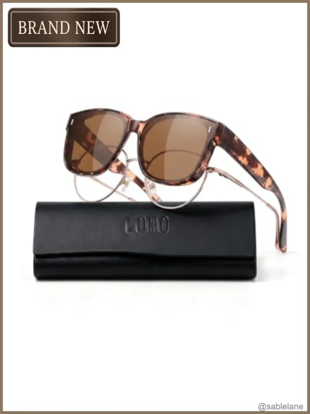 Polarized Fit Over Glasses Sunglasses with TAC Lenses UV400 TR90 Frame for